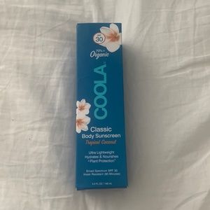 COOLA Classic Body Sunscreen Tropical Coconut 70 + Organic SPF 30 5.0 FL OZ